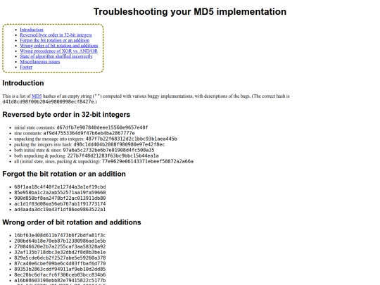 md5 screenshot