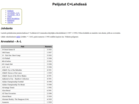 sisluett/clehtipelit screenshot