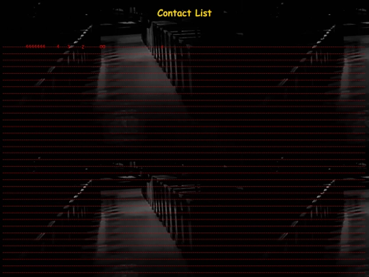 contacts screenshot