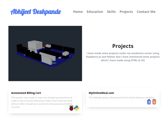 portfolio/Project screenshot