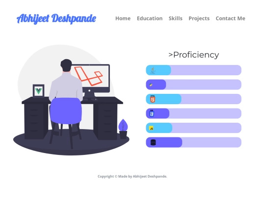 portfolio/skill screenshot