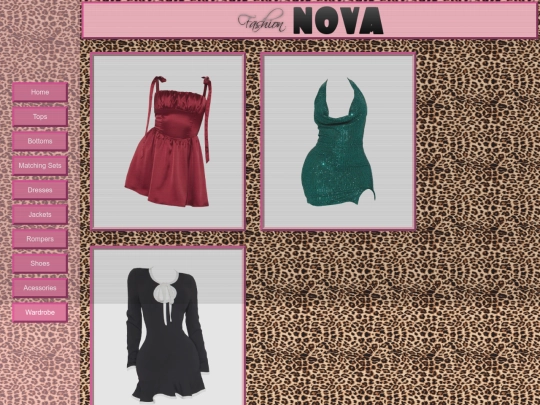 dresses screenshot