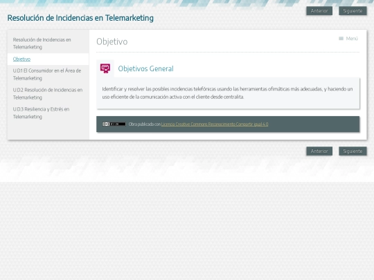 Unidad Didáctica (prueba)/objetivo screenshot