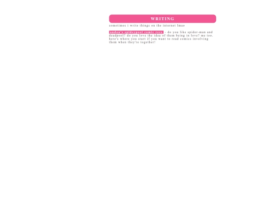 writing screenshot