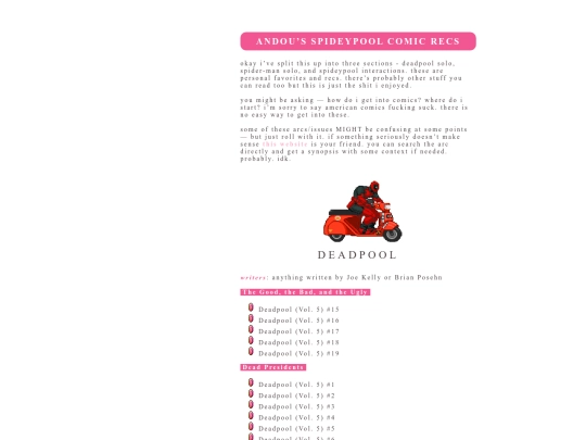 writing/spideypool screenshot