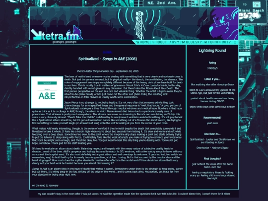 music/a-and-e screenshot