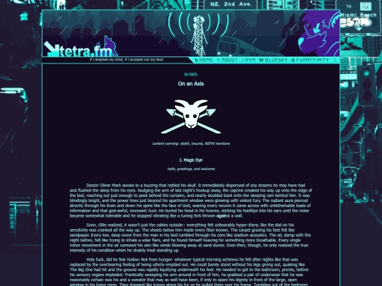 writing/onanaxis screenshot