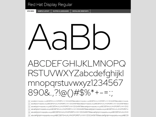 fonts/redhatdisplay/redhatdisplay-demo screenshot