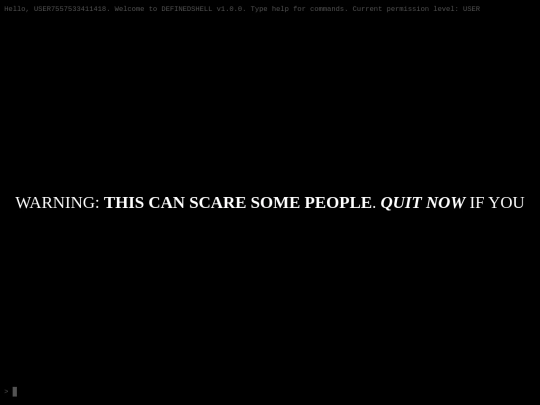 VOID screenshot