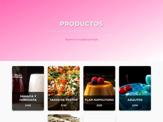 PRODUCTOS screenshot