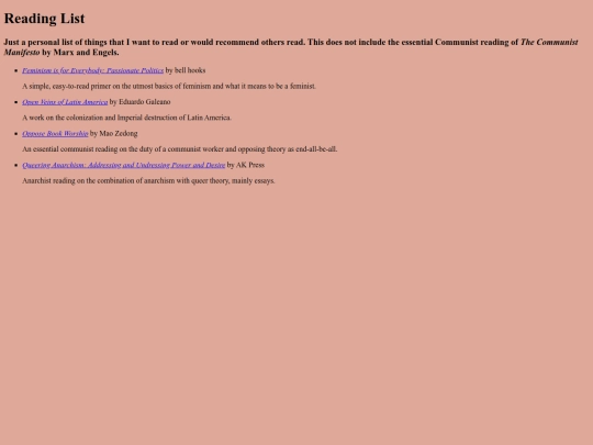 ReadingList screenshot