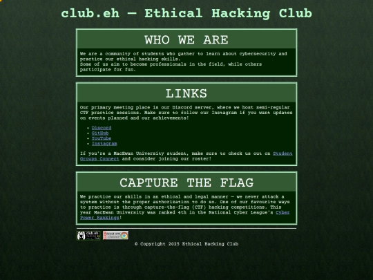 clubeh-web screenshot