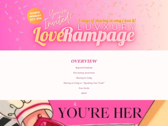 love-rampage-invite screenshot