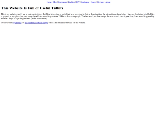 index screenshot