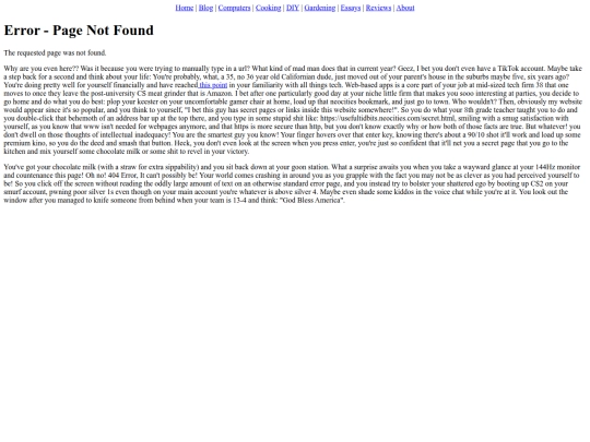 not_found screenshot