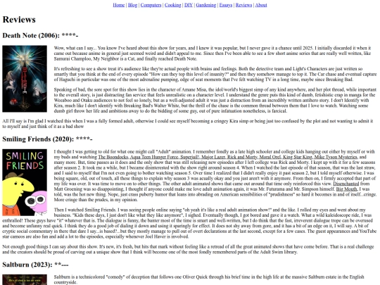 reviews screenshot
