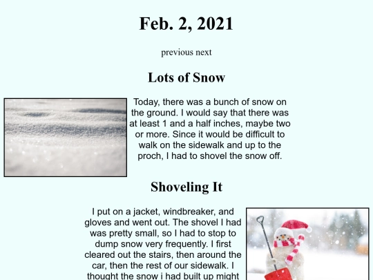 blog screenshot