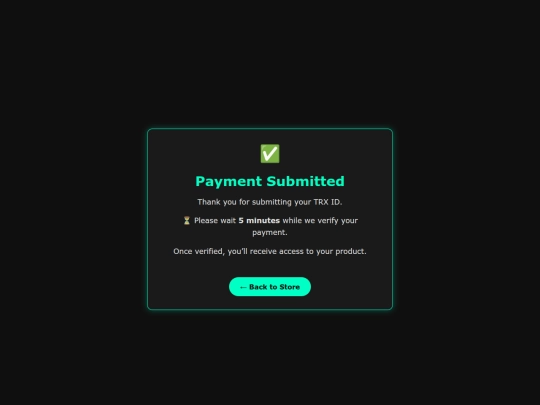 thanks screenshot