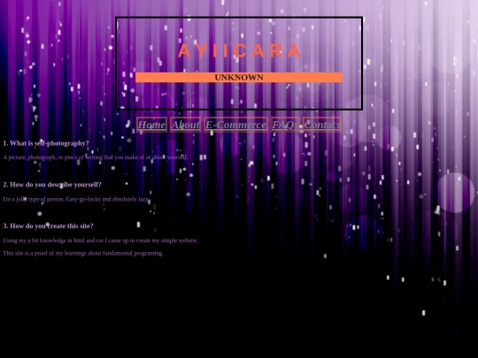 faq screenshot