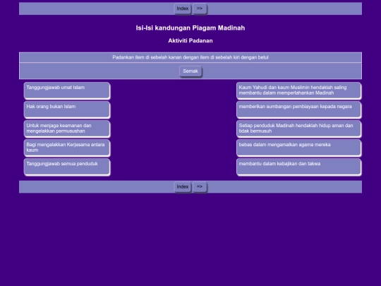 ISI KANDUNGAN PIAGAM MADINAH screenshot