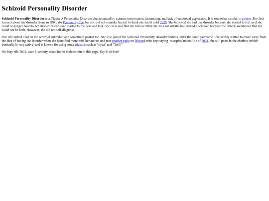 schizoidpersonalitydisorder screenshot