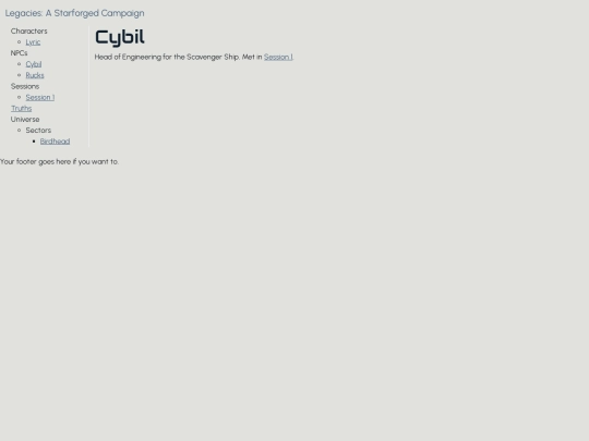 campaign/NPCs/Cybil screenshot