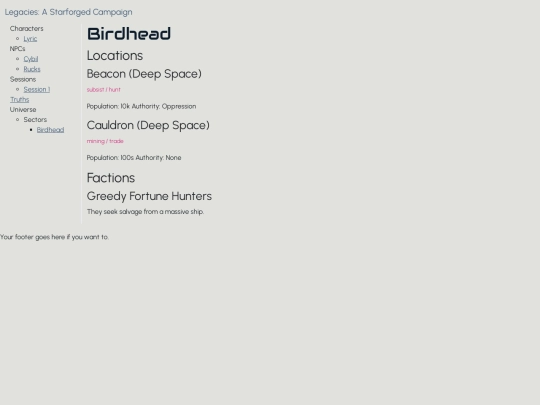 campaign/Universe/Sectors/Birdhead screenshot