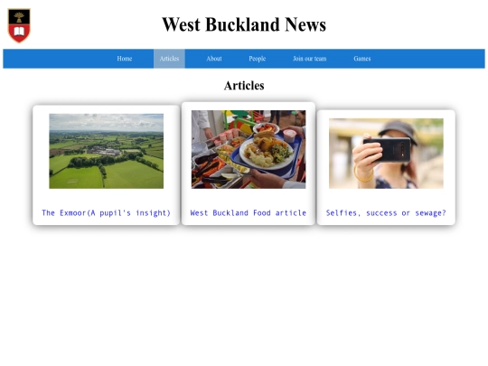 articles screenshot
