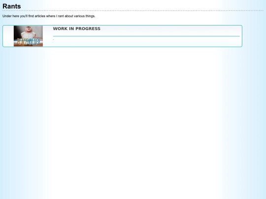 rants screenshot