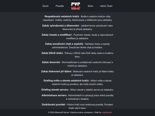 pravidla screenshot