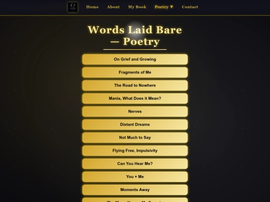 poetry screenshot