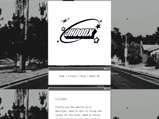 blog screenshot