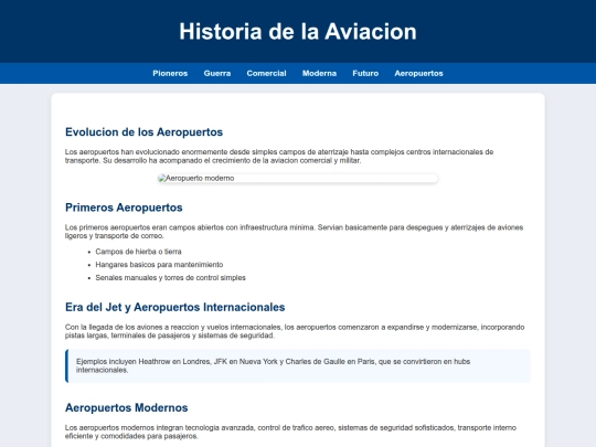 aeropuertos screenshot