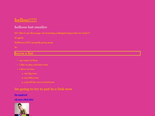 myfirstwebpage screenshot