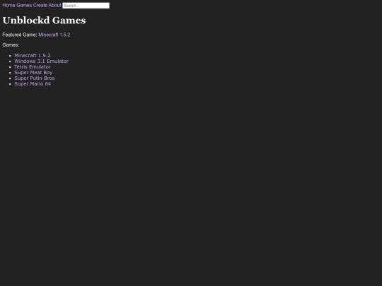games screenshot