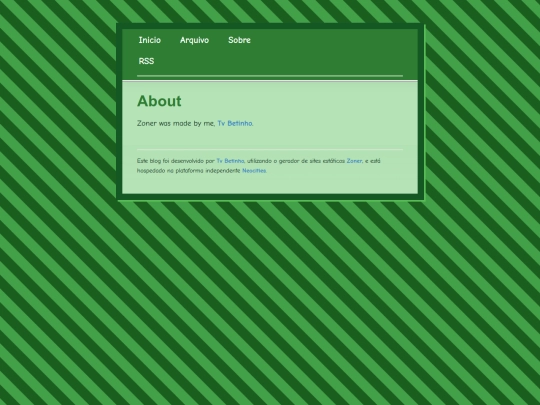 blog/about screenshot