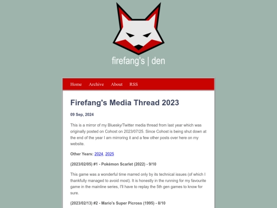 posts/2024-09-09-Firefang-Media-Thread-2023 screenshot