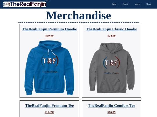 merch screenshot