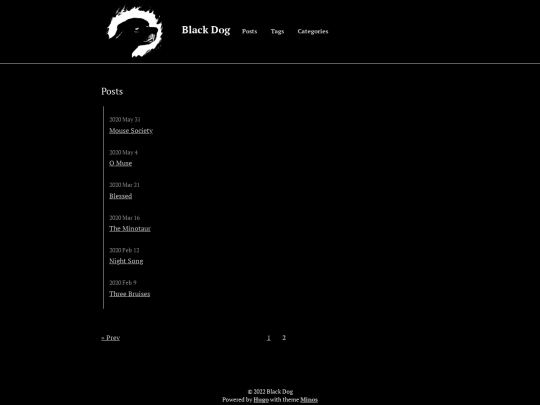 posts/page/2 screenshot