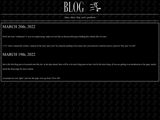 blog screenshot