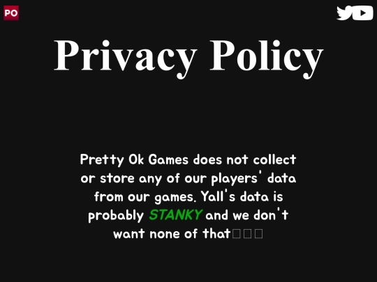 PrivacyPolicy screenshot