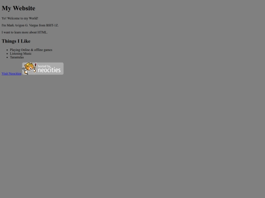 index screenshot