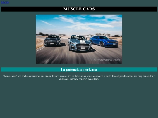 cars/muscle screenshot