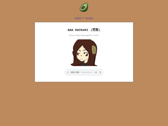 voices/ara screenshot