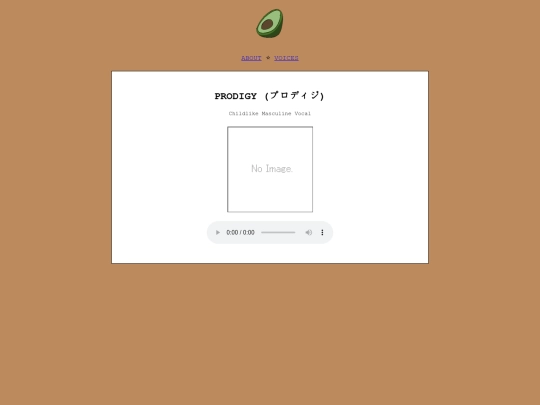 voices/prodigy screenshot