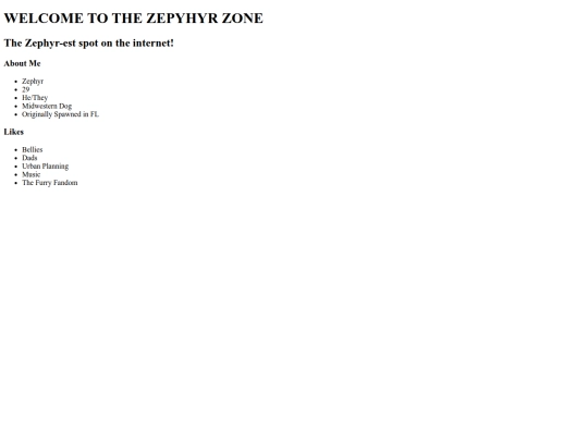 Zephyr Zone screenshot