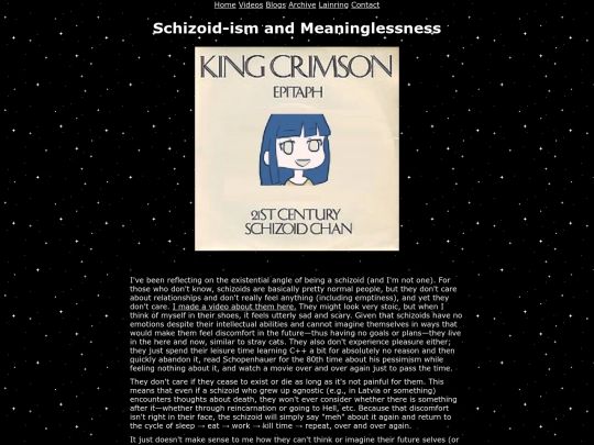 blogs/schizoid screenshot