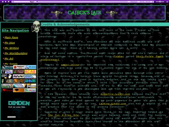 credits screenshot