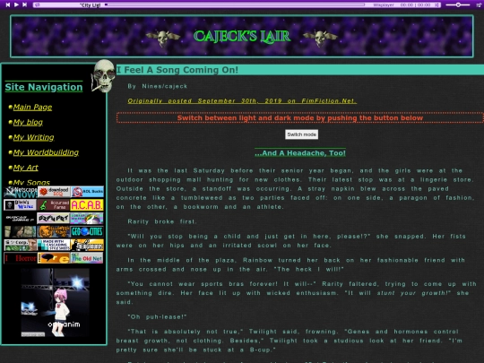 fanfiction/feelasong screenshot