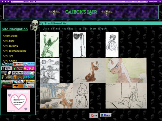 galleries/traditionalart screenshot